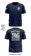 North East Police Department Short Sleeve Performance Shirt - 1