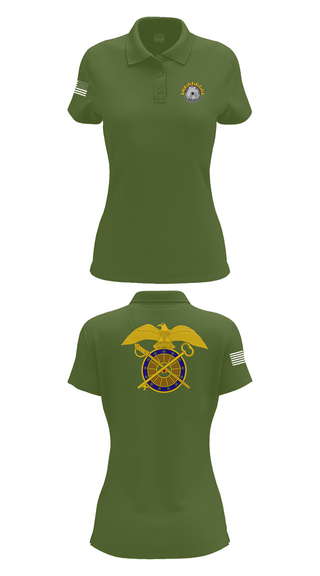 Womens Short Sleeve Performance Polo, Echo company 1-7 ADA, , Teamtime, Team time, sublimation, custom sports apparel, team uniforms, spirit wear, spiritwear, sports uniforms, custom shirts, team store, custom team store, fundraiser sports, apparel fundraiser