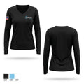 Ambulnz 23256286 Women's Long Sleeve V-neck Shirt - 1