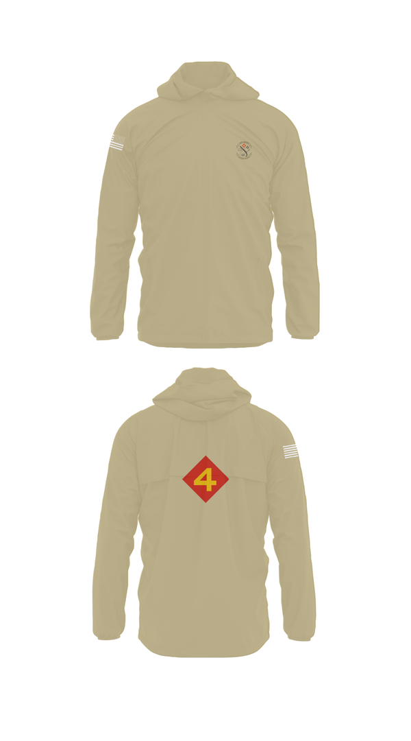 Windbreaker, 14th Marine regiment 4th Marine corps division, , Teamtime, Team time, sublimation, custom sports apparel, team uniforms, spirit wear, spiritwear, sports uniforms, custom shirts, team store, custom team store, fundraiser sports, apparel fundraiser