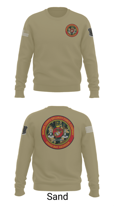 Marine Corps Security Forces Battalion 39264653 Crew Neck Sweatshirt - 81