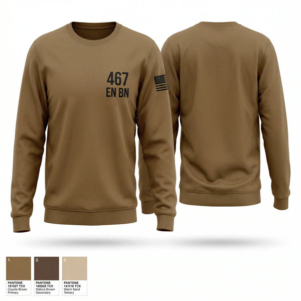 Crew Neck Sweatshirt, 467 EN BN, Army, Teamtime, Team time, sublimation, custom sports apparel, team uniforms, spirit wear, spiritwear, sports uniforms, custom shirts, team store, custom team store, fundraiser sports, apparel fundraiser