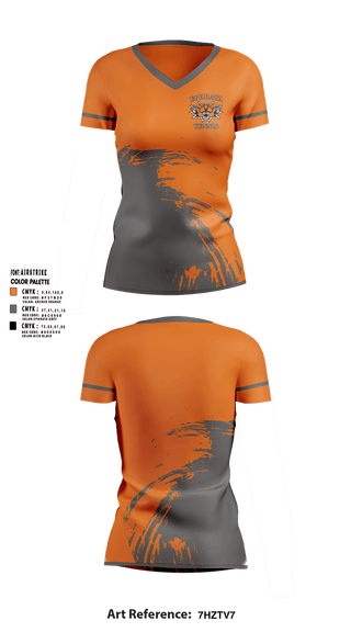 Womens Short Sleeve Vneck Shirt, Ephrata High School Tennis, Tennis, Teamtime, Team time, sublimation, custom sports apparel, team uniforms, spirit wear, spiritwear, sports uniforms, custom shirts, team store, custom team store, fundraiser sports, apparel fundraiser