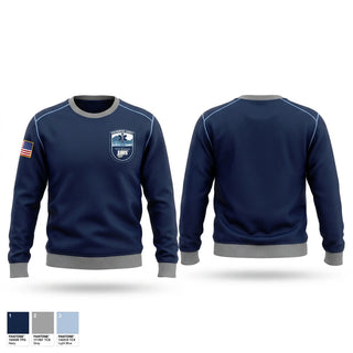 Crew Neck Sweatshirt, Pocahontas County EMS, EMS/EMT, Teamtime, Team time, sublimation, custom sports apparel, team uniforms, spirit wear, spiritwear, sports uniforms, custom shirts, team store, custom team store, fundraiser sports, apparel fundraiser
