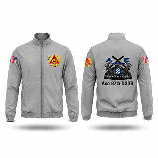 Windbreaker, Aco 87th DSSB, Army, Teamtime, Team time, sublimation, custom sports apparel, team uniforms, spirit wear, spiritwear, sports uniforms, custom shirts, team store, custom team store, fundraiser sports, apparel fundraiser