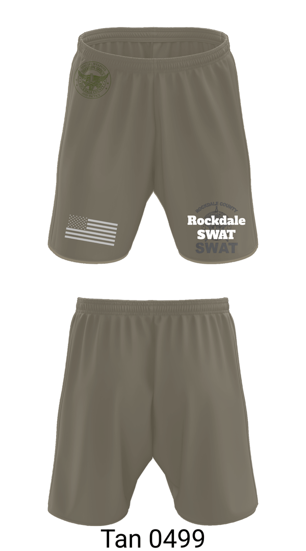 Athletic Shorts With Pockets, Rockdale SWAT, Police, Teamtime, Team time, sublimation, custom sports apparel, team uniforms, spirit wear, spiritwear, sports uniforms, custom shirts, team store, custom team store, fundraiser sports, apparel fundraiser