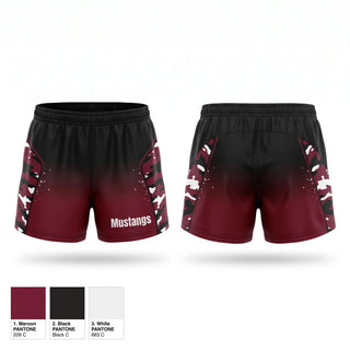 Womens Shorts, Mustangs, Women's Basketball, Teamtime, Team time, sublimation, custom sports apparel, team uniforms, spirit wear, spiritwear, sports uniforms, custom shirts, team store, custom team store, fundraiser sports, apparel fundraiser