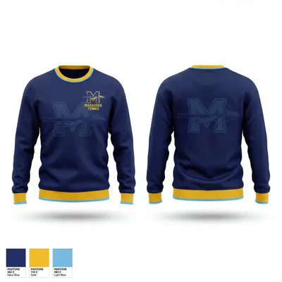 Monache High School Tennis 60800672 Crew Neck Sweatshirt - 1