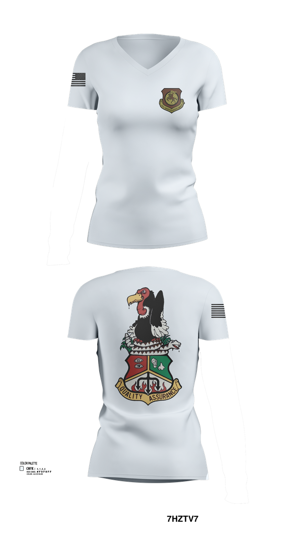 Womens Short Sleeve Vneck Shirt, 452nd MXG, Air Force, Teamtime, Team time, sublimation, custom sports apparel, team uniforms, spirit wear, spiritwear, sports uniforms, custom shirts, team store, custom team store, fundraiser sports, apparel fundraiser