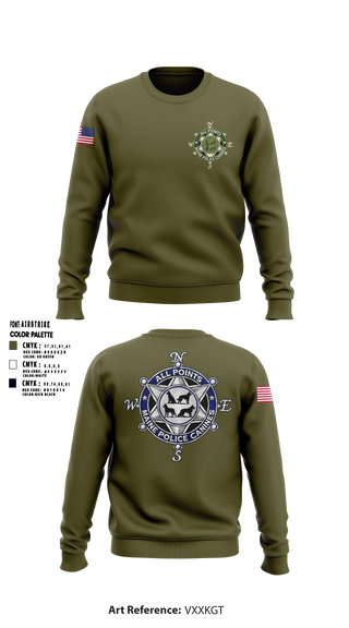 Crew Neck Sweatshirt, Washington County SO Maine K9 Unit, Police, Teamtime, Team time, sublimation, custom sports apparel, team uniforms, spirit wear, spiritwear, sports uniforms, custom shirts, team store, custom team store, fundraiser sports, apparel fundraiser