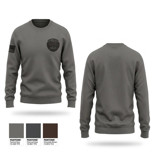 Crew Neck Sweatshirt, Columbus SWAT, Police, Teamtime, Team time, sublimation, custom sports apparel, team uniforms, spirit wear, spiritwear, sports uniforms, custom shirts, team store, custom team store, fundraiser sports, apparel fundraiser