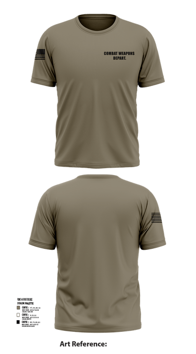 Combat Weapons Depart. 12107174 Short Sleeve Performance Shirt - 103
