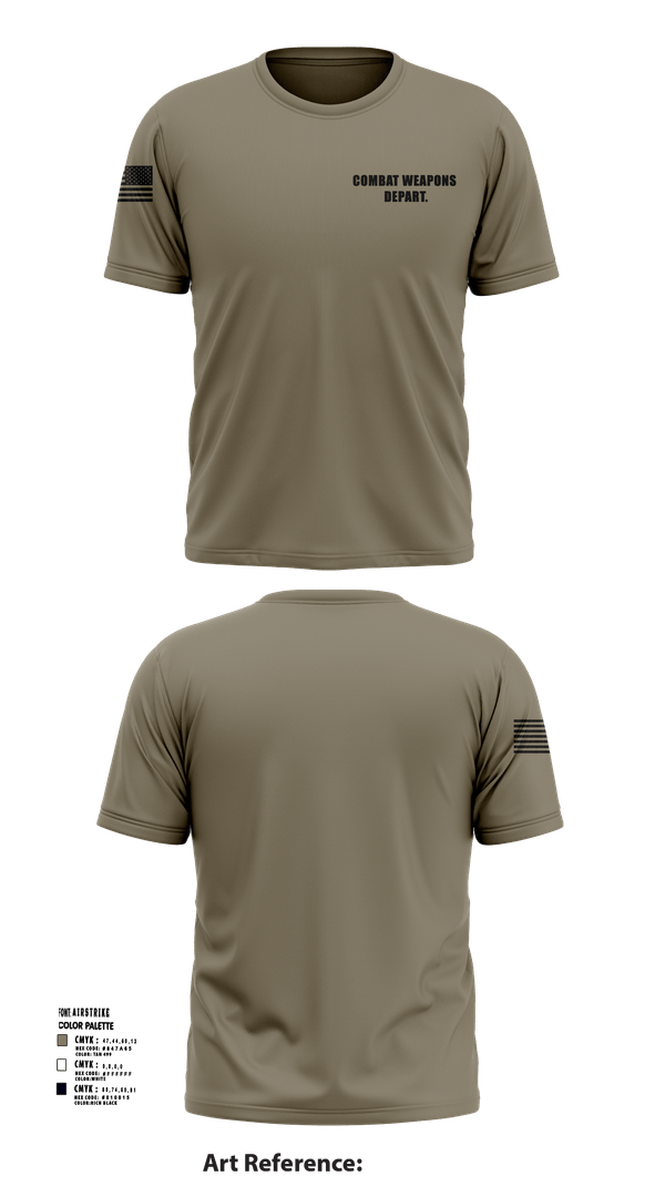 Short Sleeve Performance Shirt, Combat Weapons Depart., , Teamtime, Team time, sublimation, custom sports apparel, team uniforms, spirit wear, spiritwear, sports uniforms, custom shirts, team store, custom team store, fundraiser sports, apparel fundraiser