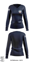The Debrief Project 12610988 Women's Long Sleeve V-neck Shirt - 1