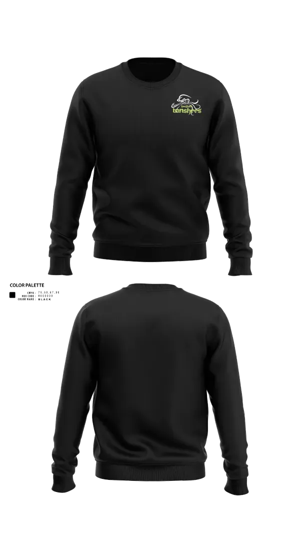 Crew Neck Sweatshirt, Boston Banshees, Football, Teamtime, Team time, sublimation, custom sports apparel, team uniforms, spirit wear, spiritwear, sports uniforms, custom shirts, team store, custom team store, fundraiser sports, apparel fundraiser