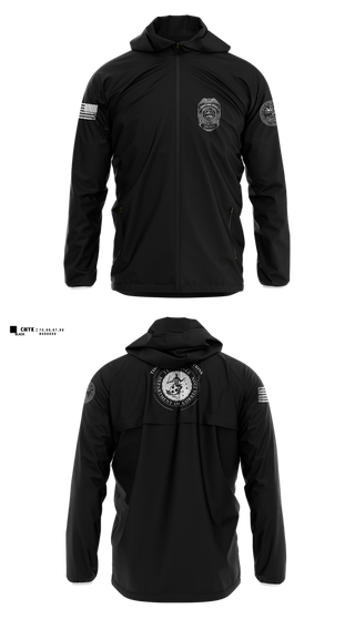 Windbreaker, TDOC SPECIAL OPERATIONS, Police, Teamtime, Team time, sublimation, custom sports apparel, team uniforms, spirit wear, spiritwear, sports uniforms, custom shirts, team store, custom team store, fundraiser sports, apparel fundraiser