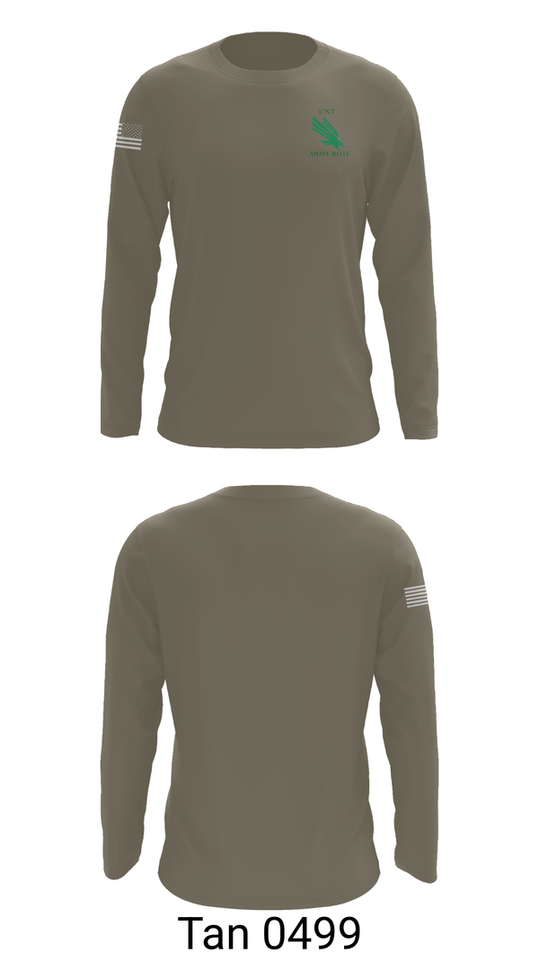 Long Sleeve Performance Shirt, UNT Army ROTC, Army, Teamtime, Team time, sublimation, custom sports apparel, team uniforms, spirit wear, spiritwear, sports uniforms, custom shirts, team store, custom team store, fundraiser sports, apparel fundraiser
