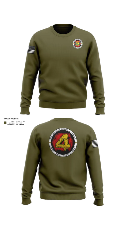 9th Engineer Support Battalion 95542880 Crew Neck Sweatshirt - 22