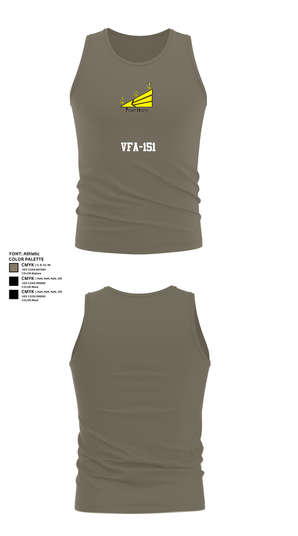 Tank Top, VFA-151, , Teamtime, Team time, sublimation, custom sports apparel, team uniforms, spirit wear, spiritwear, sports uniforms, custom shirts, team store, custom team store, fundraiser sports, apparel fundraiser