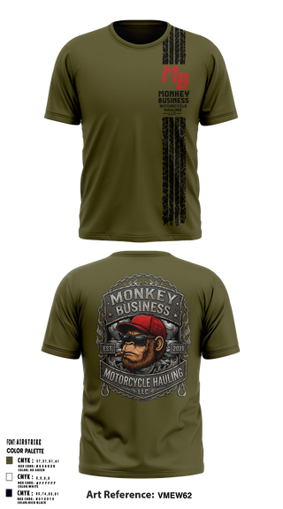 Short Sleeve Performance Shirt, Monkey Business Motorcycle Hauling, , Teamtime, Team time, sublimation, custom sports apparel, team uniforms, spirit wear, spiritwear, sports uniforms, custom shirts, team store, custom team store, fundraiser sports, apparel fundraiser