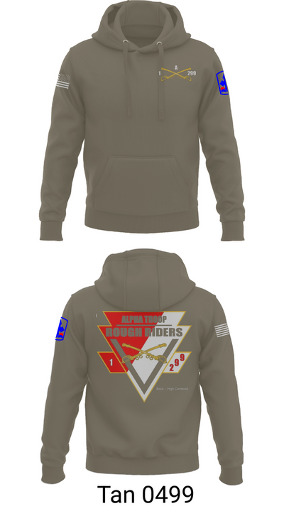 A Troop, 1st squadron-299th Calvary Regiment 70291790 Hoodie - 78