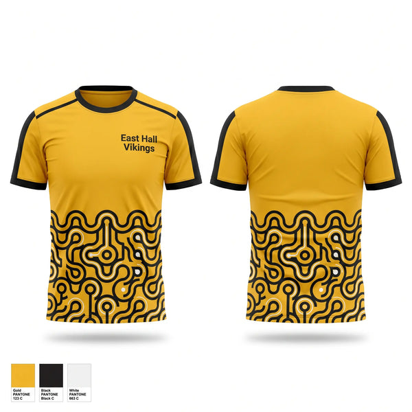 Short Sleeve Performance Shirt, East Hall Vikings, Softball, Teamtime, Team time, sublimation, custom sports apparel, team uniforms, spirit wear, spiritwear, sports uniforms, custom shirts, team store, custom team store, fundraiser sports, apparel fundraiser
