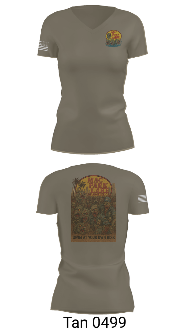 Womens Short Sleeve Vneck Shirt, MACARTHUR PARK UNIT, , Teamtime, Team time, sublimation, custom sports apparel, team uniforms, spirit wear, spiritwear, sports uniforms, custom shirts, team store, custom team store, fundraiser sports, apparel fundraiser