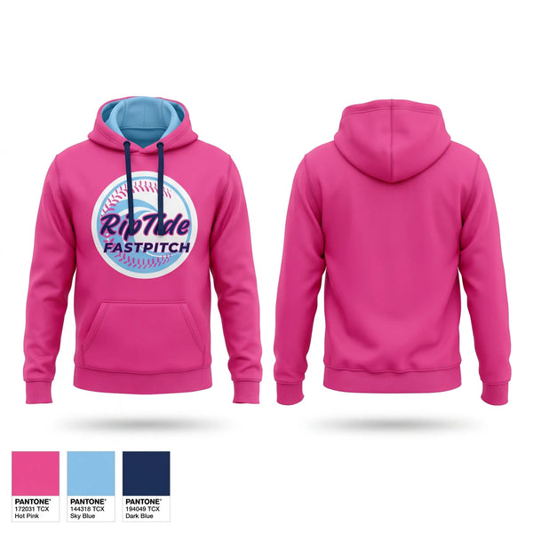 Hoodie, Pompano Beach Riptide, Softball, Teamtime, Team time, sublimation, custom sports apparel, team uniforms, spirit wear, spiritwear, sports uniforms, custom shirts, team store, custom team store, fundraiser sports, apparel fundraiser