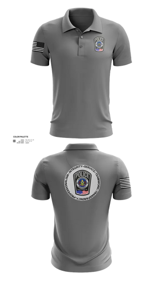 Short Sleeve Performance Polo, Pennridge Regional Police, Police, Teamtime, Team time, sublimation, custom sports apparel, team uniforms, spirit wear, spiritwear, sports uniforms, custom shirts, team store, custom team store, fundraiser sports, apparel fundraiser