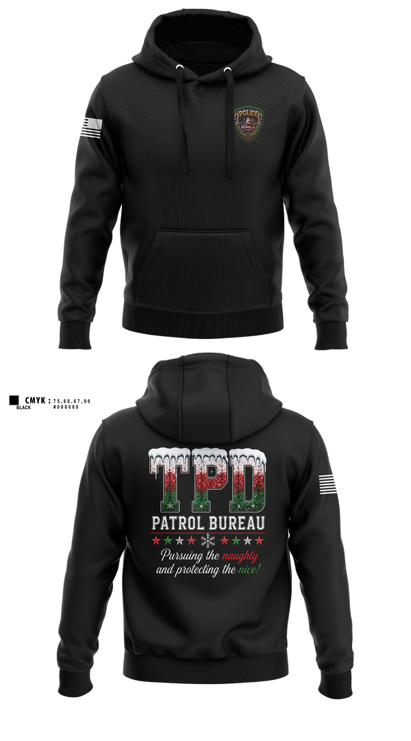 Hoodie, Patrol Bureau, Police, Teamtime, Team time, sublimation, custom sports apparel, team uniforms, spirit wear, spiritwear, sports uniforms, custom shirts, team store, custom team store, fundraiser sports, apparel fundraiser