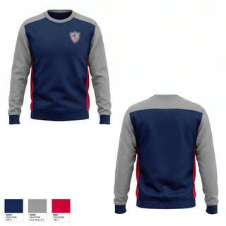 Crew Neck Sweatshirt, ARTHUR CHRISTIAN, Men's Basketball, Teamtime, Team time, sublimation, custom sports apparel, team uniforms, spirit wear, spiritwear, sports uniforms, custom shirts, team store, custom team store, fundraiser sports, apparel fundraiser