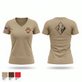 5th Ranger Training Battalion Women's Short Sleeve V-neck Shirt - 1
