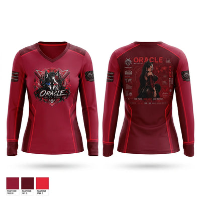Cerberus unit 02 Women's Long Sleeve V-neck Shirt - 1