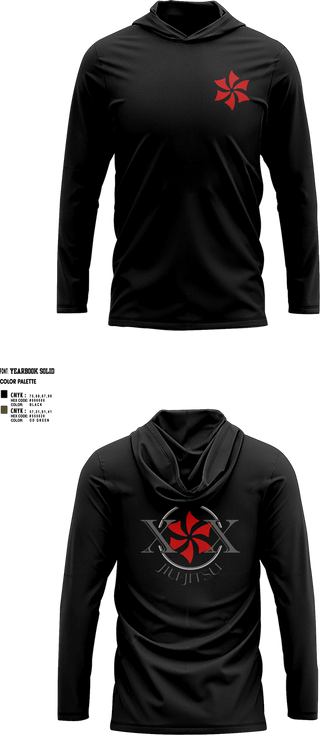 Short Sleeve Performance Shirt with hood, 10-10 Jiu Jitsu, Wrestling, Teamtime, Team time, sublimation, custom sports apparel, team uniforms, spirit wear, spiritwear, sports uniforms, custom shirts, team store, custom team store, fundraiser sports, apparel fundraiser