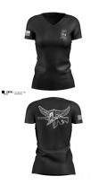 SWAT 10875162 Women's Short Sleeve V-neck Shirt - 1