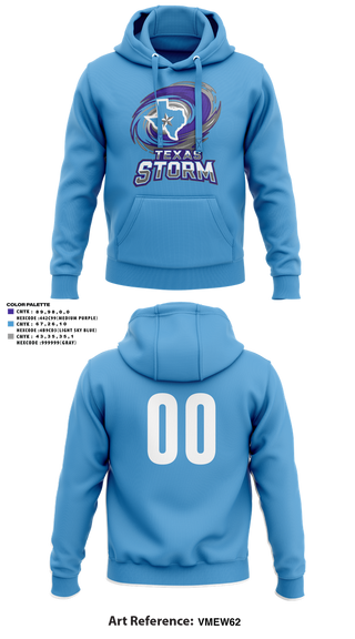 Hoodie, Texas Storm, Softball, Teamtime, Team time, sublimation, custom sports apparel, team uniforms, spirit wear, spiritwear, sports uniforms, custom shirts, team store, custom team store, fundraiser sports, apparel fundraiser