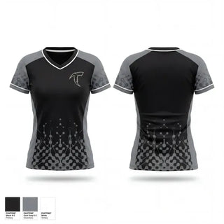 Womens Short Sleeve Vneck Shirt, Osage Thunder, Baseball, Teamtime, Team time, sublimation, custom sports apparel, team uniforms, spirit wear, spiritwear, sports uniforms, custom shirts, team store, custom team store, fundraiser sports, apparel fundraiser