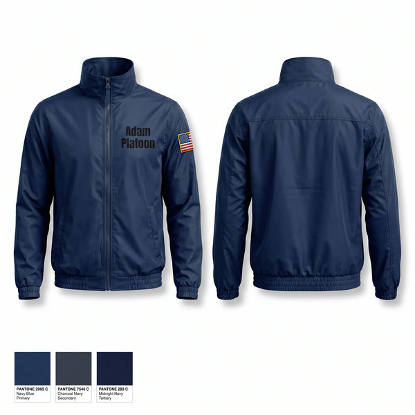 Windbreaker, Adam Platoon, Police, Teamtime, Team time, sublimation, custom sports apparel, team uniforms, spirit wear, spiritwear, sports uniforms, custom shirts, team store, custom team store, fundraiser sports, apparel fundraiser