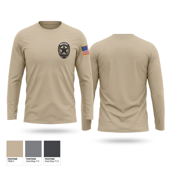 Long Sleeve Performance Shirt, Dallas Marshal, Police, Teamtime, Team time, sublimation, custom sports apparel, team uniforms, spirit wear, spiritwear, sports uniforms, custom shirts, team store, custom team store, fundraiser sports, apparel fundraiser