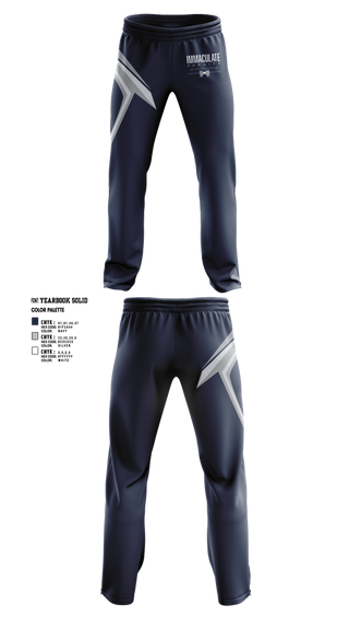 Sweatpants, Immaculate Cheer, Cheer, Teamtime, Team time, sublimation, custom sports apparel, team uniforms, spirit wear, spiritwear, sports uniforms, custom shirts, team store, custom team store, fundraiser sports, apparel fundraiser