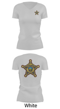 LOGAN COUNTY SHERIFFS OFFICE 83955792 Women's Short Sleeve V-neck Shirt - 12