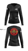 3rd Reconnaissance Battalion, Force Co 87796003 Women's Long Sleeve V-neck Shirt - 3