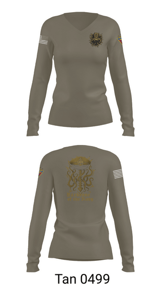 Womens Long Sleeve Vneck Shirt, NAS Patuxent River, , Teamtime, Team time, sublimation, custom sports apparel, team uniforms, spirit wear, spiritwear, sports uniforms, custom shirts, team store, custom team store, fundraiser sports, apparel fundraiser