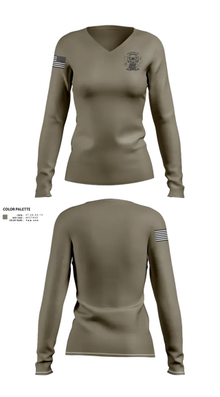 Womens Long Sleeve Vneck Shirt, Berklee, Police, Teamtime, Team time, sublimation, custom sports apparel, team uniforms, spirit wear, spiritwear, sports uniforms, custom shirts, team store, custom team store, fundraiser sports, apparel fundraiser