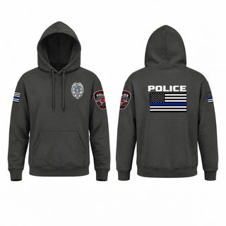 Hoodie, Mingo Junction Police Department, Police, Teamtime, Team time, sublimation, custom sports apparel, team uniforms, spirit wear, spiritwear, sports uniforms, custom shirts, team store, custom team store, fundraiser sports, apparel fundraiser