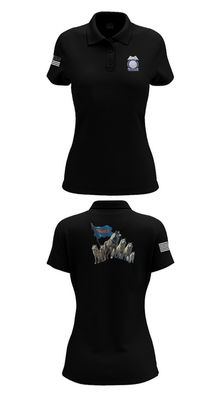 Womens Short Sleeve Performance Polo, GSP POST 5 DALTON, Police, Teamtime, Team time, sublimation, custom sports apparel, team uniforms, spirit wear, spiritwear, sports uniforms, custom shirts, team store, custom team store, fundraiser sports, apparel fundraiser