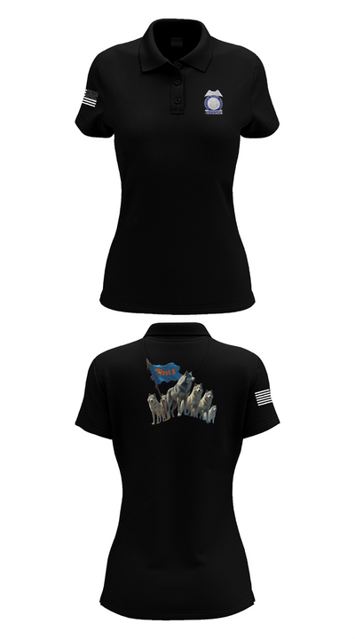 GSP POST 5 DALTON 6815888 Women's Short Sleeve Performance Polo  - 33