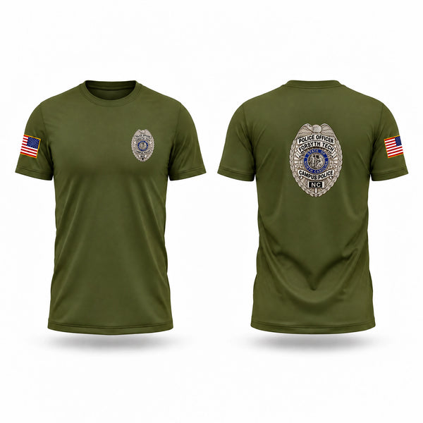 Forsyth Tech campus police Short Sleeve Performance Shirt - 1