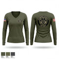 Stewart County K9 Unit 33816952 Women's Long Sleeve V-neck Shirt - 1