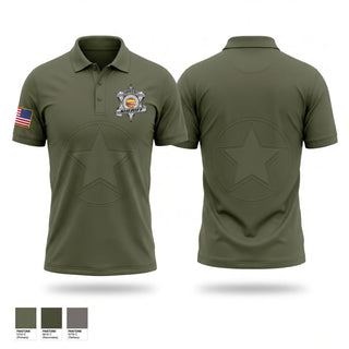 Short Sleeve Performance Polo, Crawford county detective, Police, Teamtime, Team time, sublimation, custom sports apparel, team uniforms, spirit wear, spiritwear, sports uniforms, custom shirts, team store, custom team store, fundraiser sports, apparel fundraiser